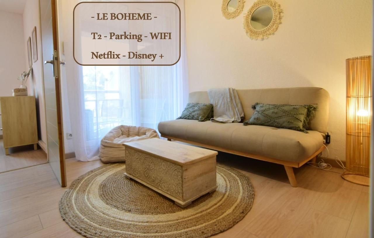 Le Boheme T2-Wifi-Calme-Parking Lägenhet Lourdes Exteriör bild